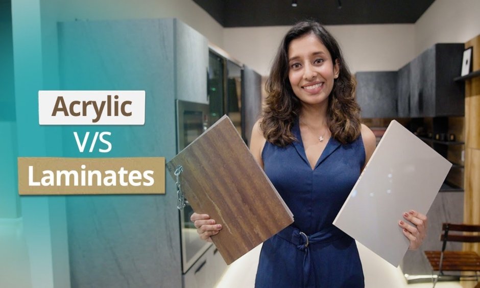 Difference between acrylic and laminate finishes for your kitchen
