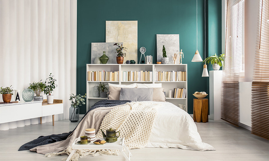 Bedroom bookshelf designs for children's rooms, master bedrooms, and various bedroom styles