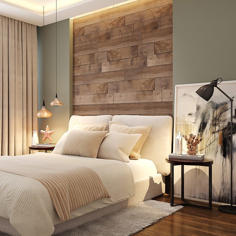 Bedroom wall decor ideas with woods into your home with gorgeous nature inspired room wall decor