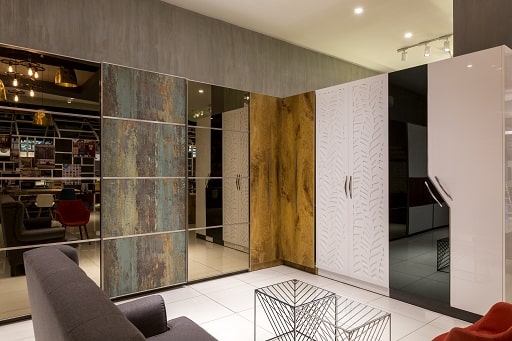 Best Openable Modular Wardrobe Designs are available at Design Cafe Bangalore Experience Centre / Design Studio Store.