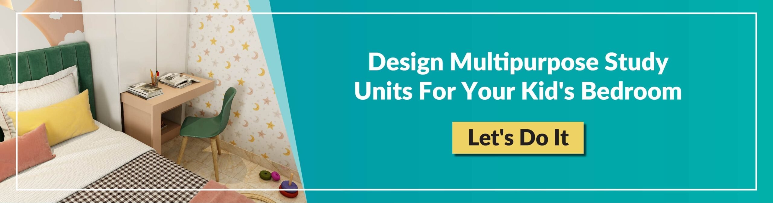 Desgin multipurpose study units for your kid's bedoom
