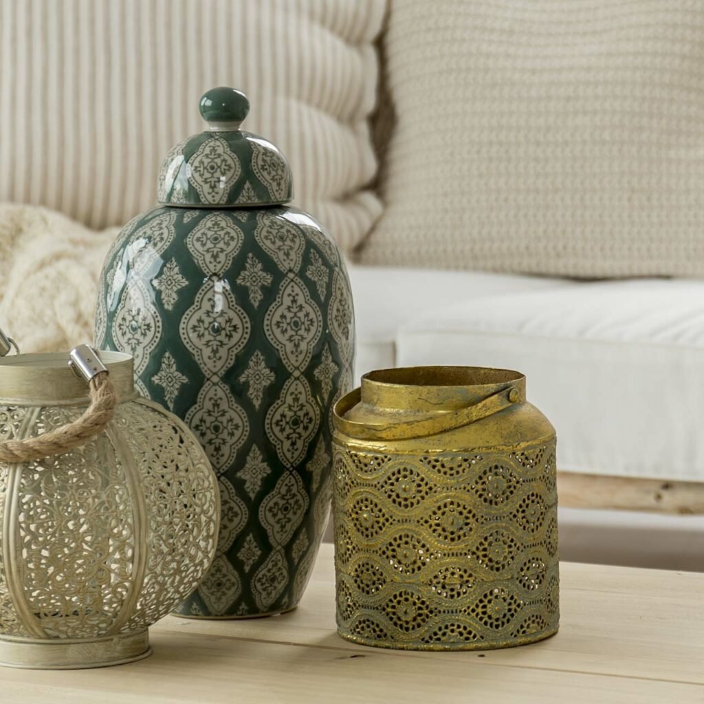 Global pot pourri of styles for affordable home interior