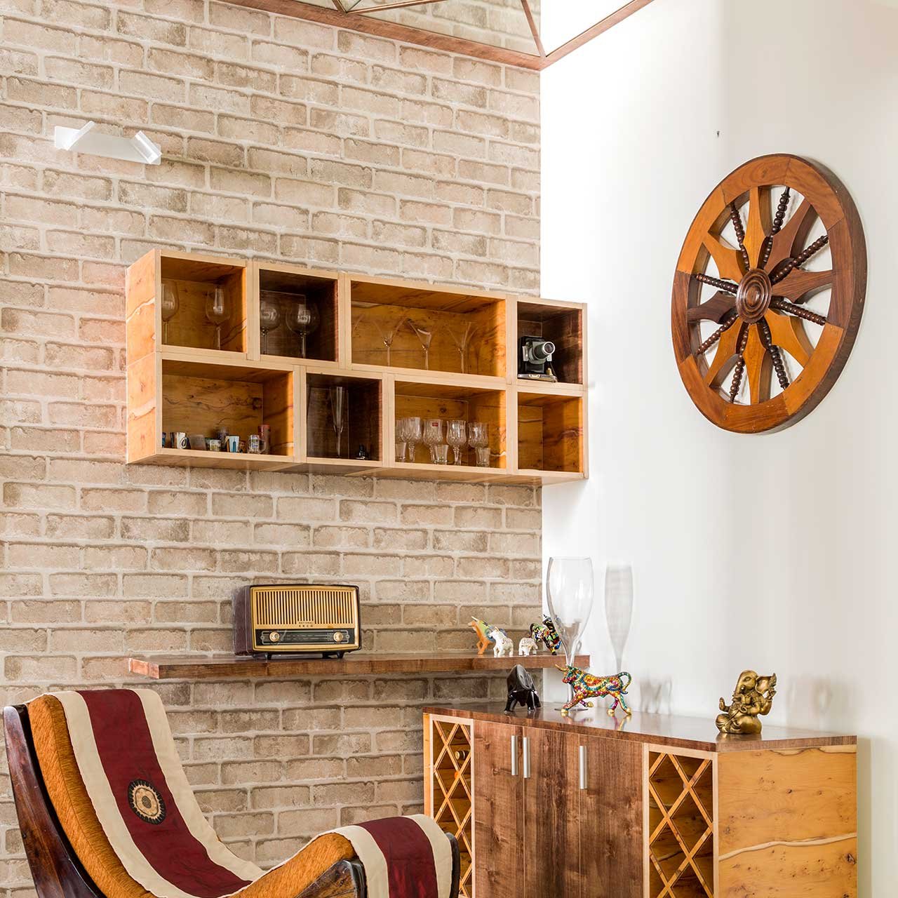 Rustic style apartment interior design ideas for a cosy vibe