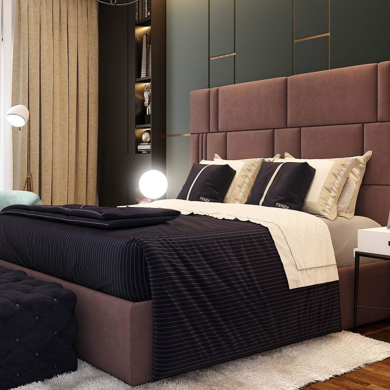 Headboard Style Bedroom Design