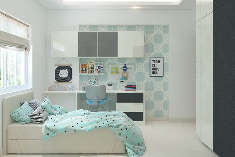 study room with bedroom for your home where children today have a lot to deal with the kids study area