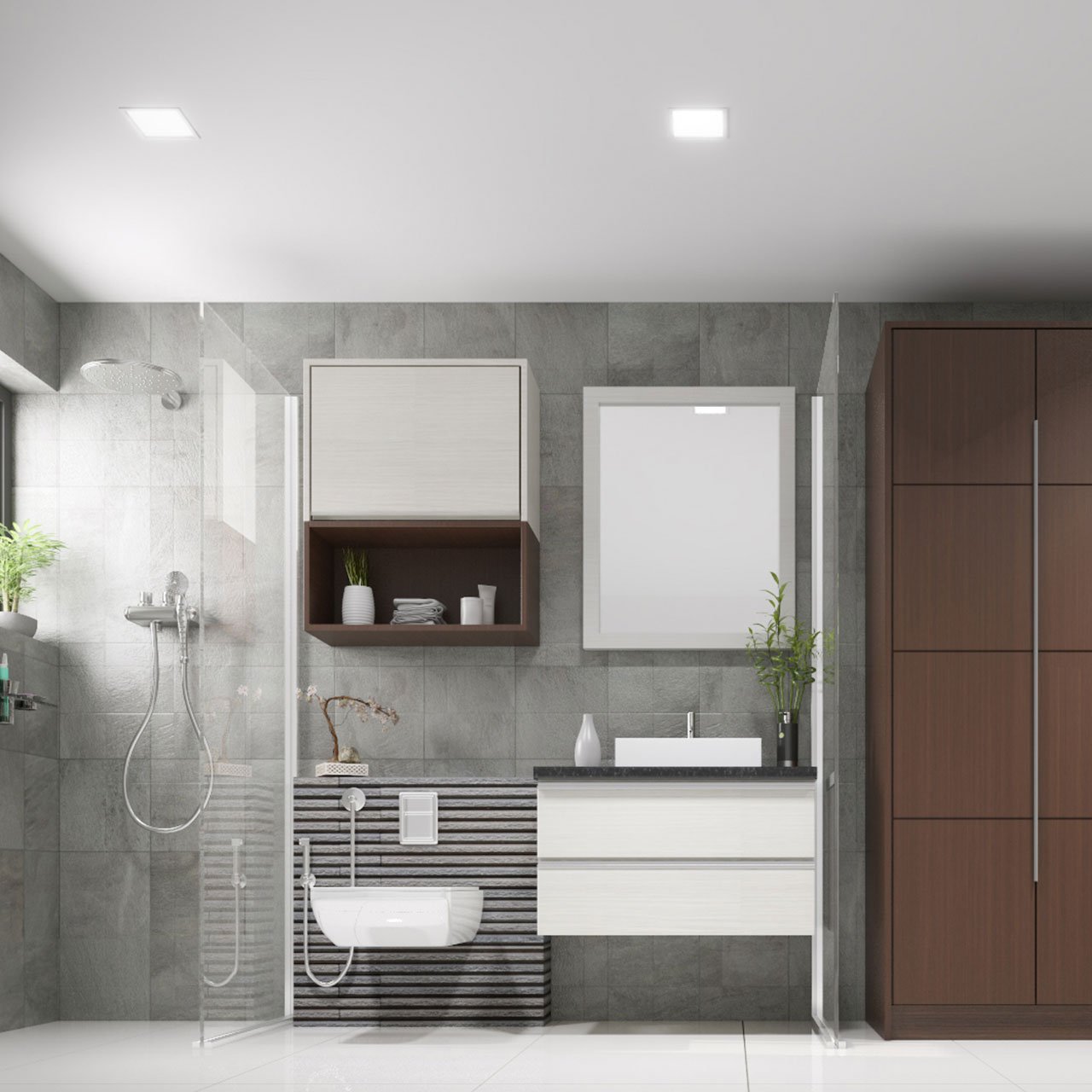 Large Bathrooms in Villa House