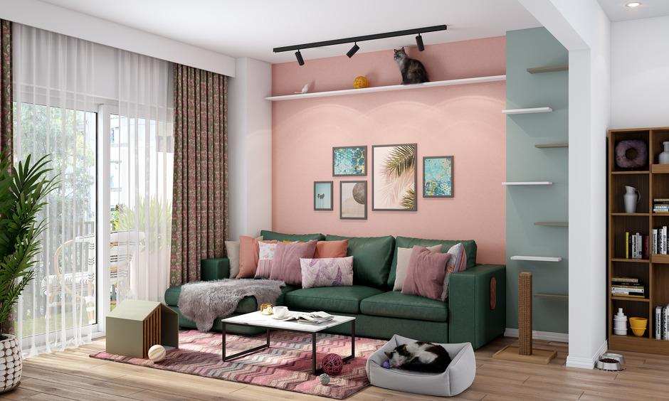 Stylish living room design blending comfort and charm, highlighting top trends for 2025 in modular and personalised interiors.