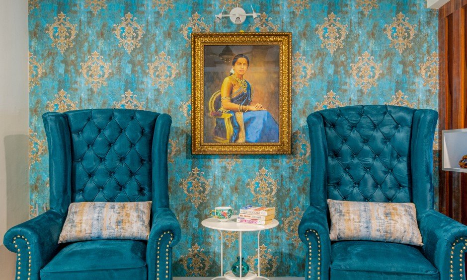 Living room sofa designed by home interior designer in hyderabad