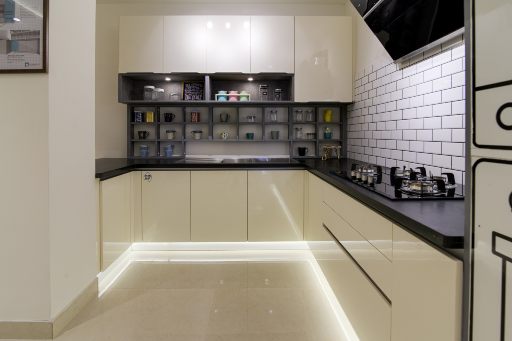 Modular kitchen design for design cafe experience center hsr bangalore