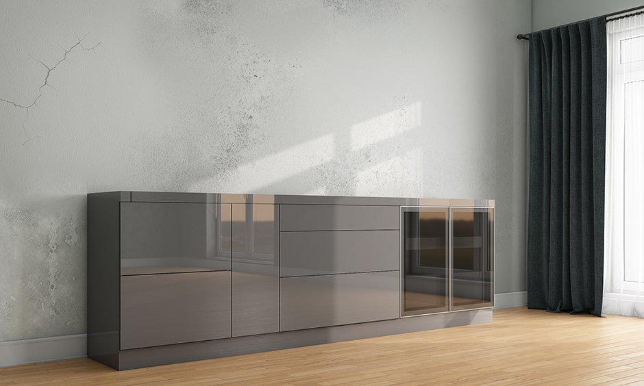 Painting before installation of your modular furniture is not recommended by design cafe experts