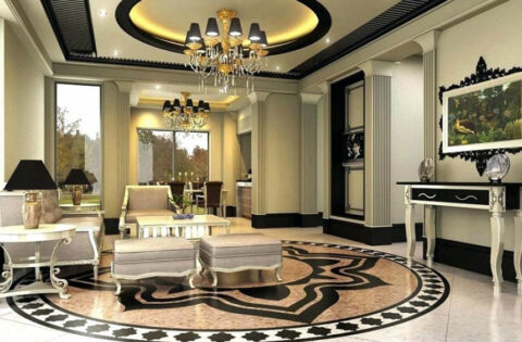 Pop ceiling design for drawing room