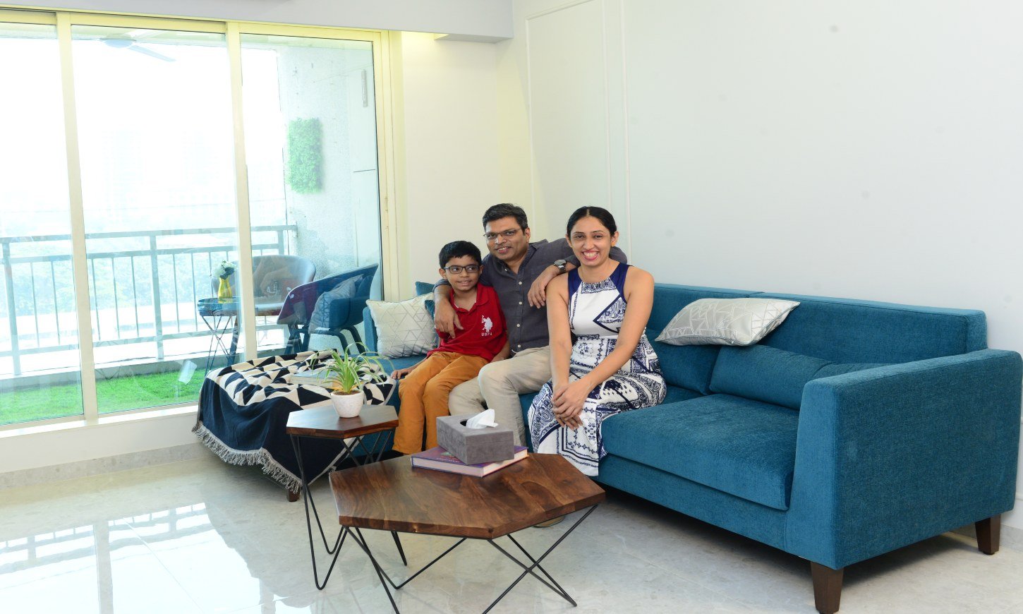 Living room designed by top 10 interior design companies in bangalore