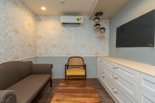 Tv unit with storage cabinet interior designer in banjara hills, hyderabad