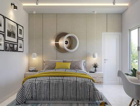 Different types of bedroom lighting