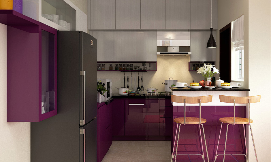 Explore stylish modular kitchen mica designs: glossy, matte, textured, digital & high-pressure options.