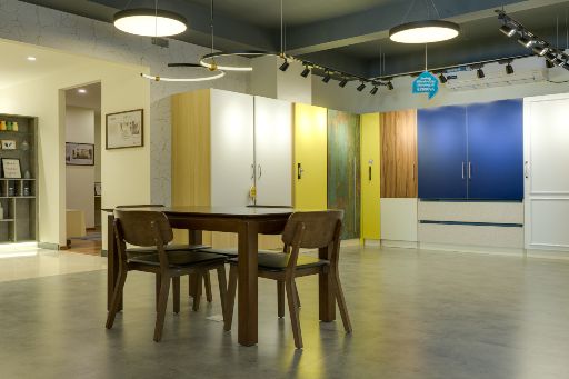 Wardrobe design for design cafe experience center design cafe bangalore