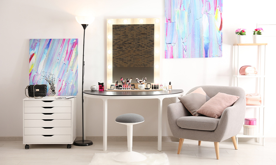 White dressing table that will transform your space