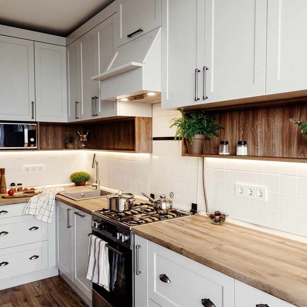 Kitchen wooden countertops which are decorative